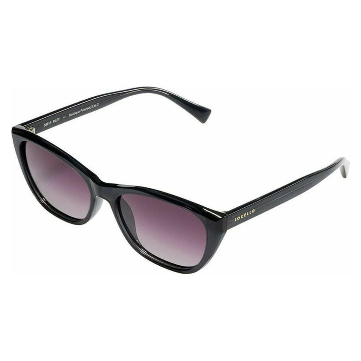 Locello Riley 3881F Black/Smoke Gradient Polarised