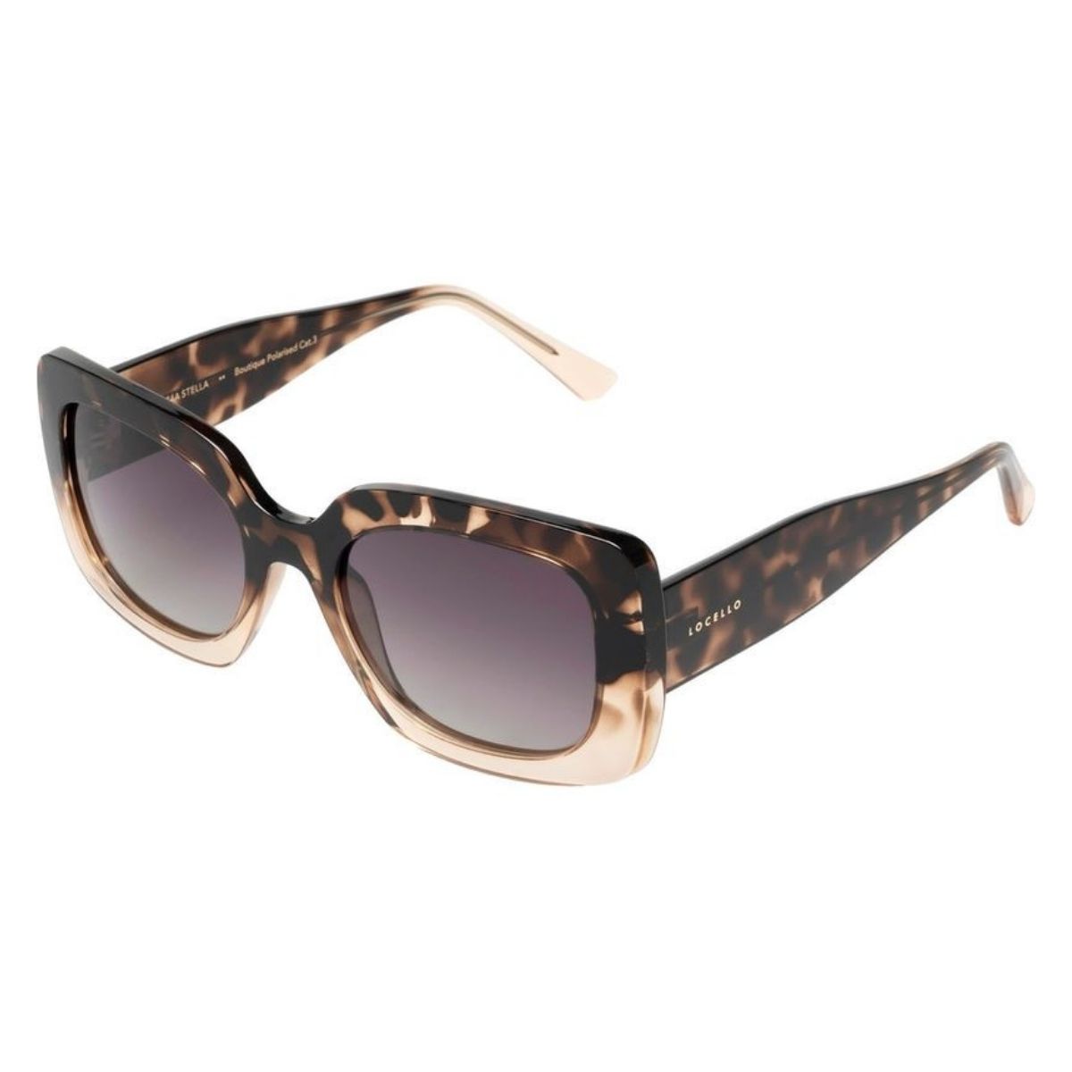 Locello Stella 3884A Tortoiseshell/Smoke Gradient Polarised
