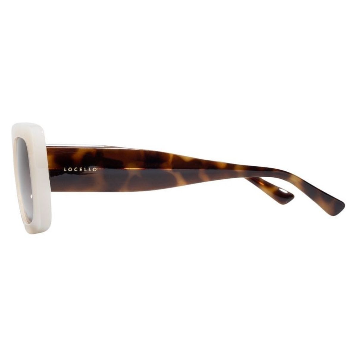 Locello Stella 3884W White Tortoiseshell/Brown Gradient Polarised