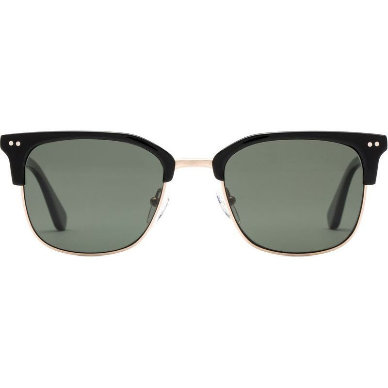 Otis 100 Club 125 2302P Black and Brushed Gold/Grey Glass Polarised