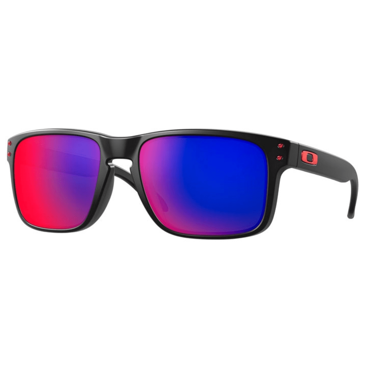 Oakley Holbrook OO9102 36 55 Matte Black/Red Iridium sunglass culture coomera sunnies store online