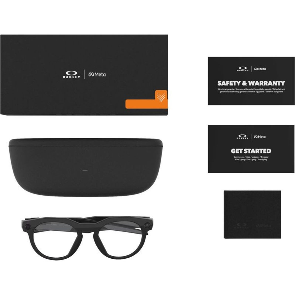 Oakley Meta AI Glasses Meta HSTN 8002 07 51 Black/Clear