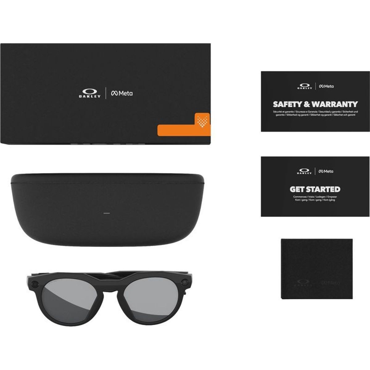 Oakley Meta AI Glasses Meta HSTN 8002 03 51 Black/Prizm Black Polarised