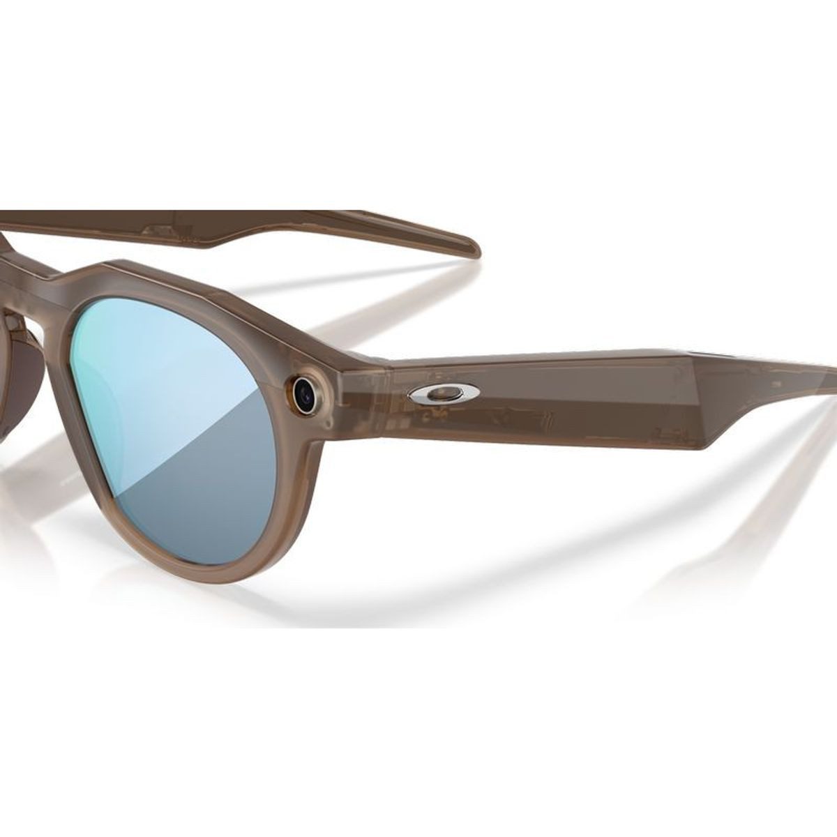 Oakley Meta AI Glasses Meta HSTN 8002 06 51 Brown Smoke/Prizm Deep Water Polarised