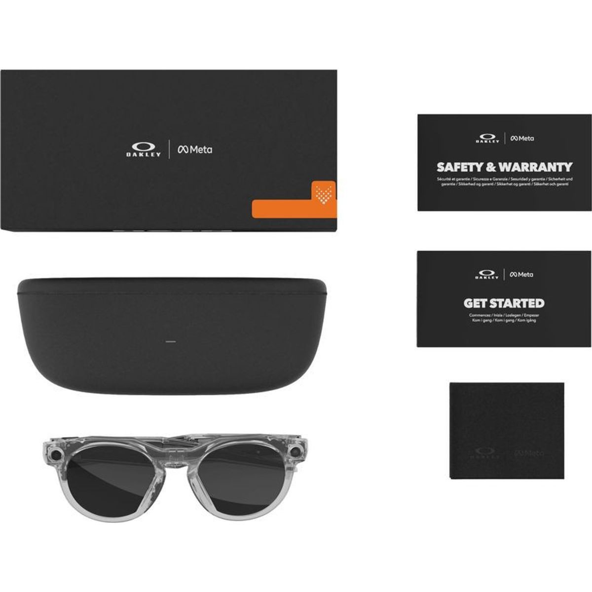 Oakley Meta AI Glasses Meta HSTN 8002 05 51 Clear/Transitions Grey