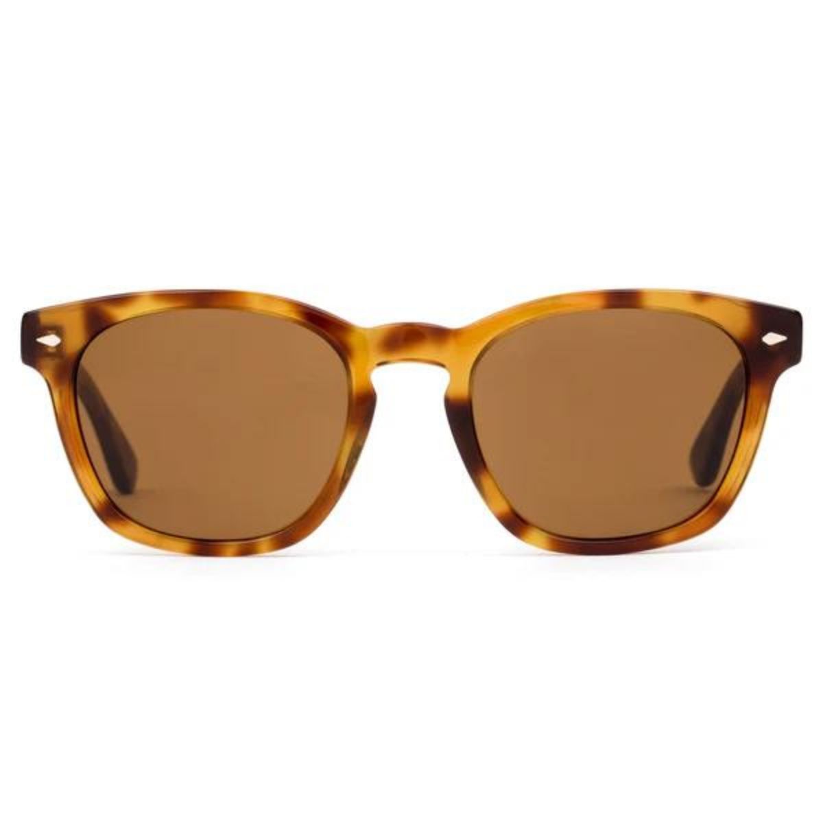 Otis SUMMER OF 67 X 163 2303 eco havanna zinnia brown round unisex sunglass culture front