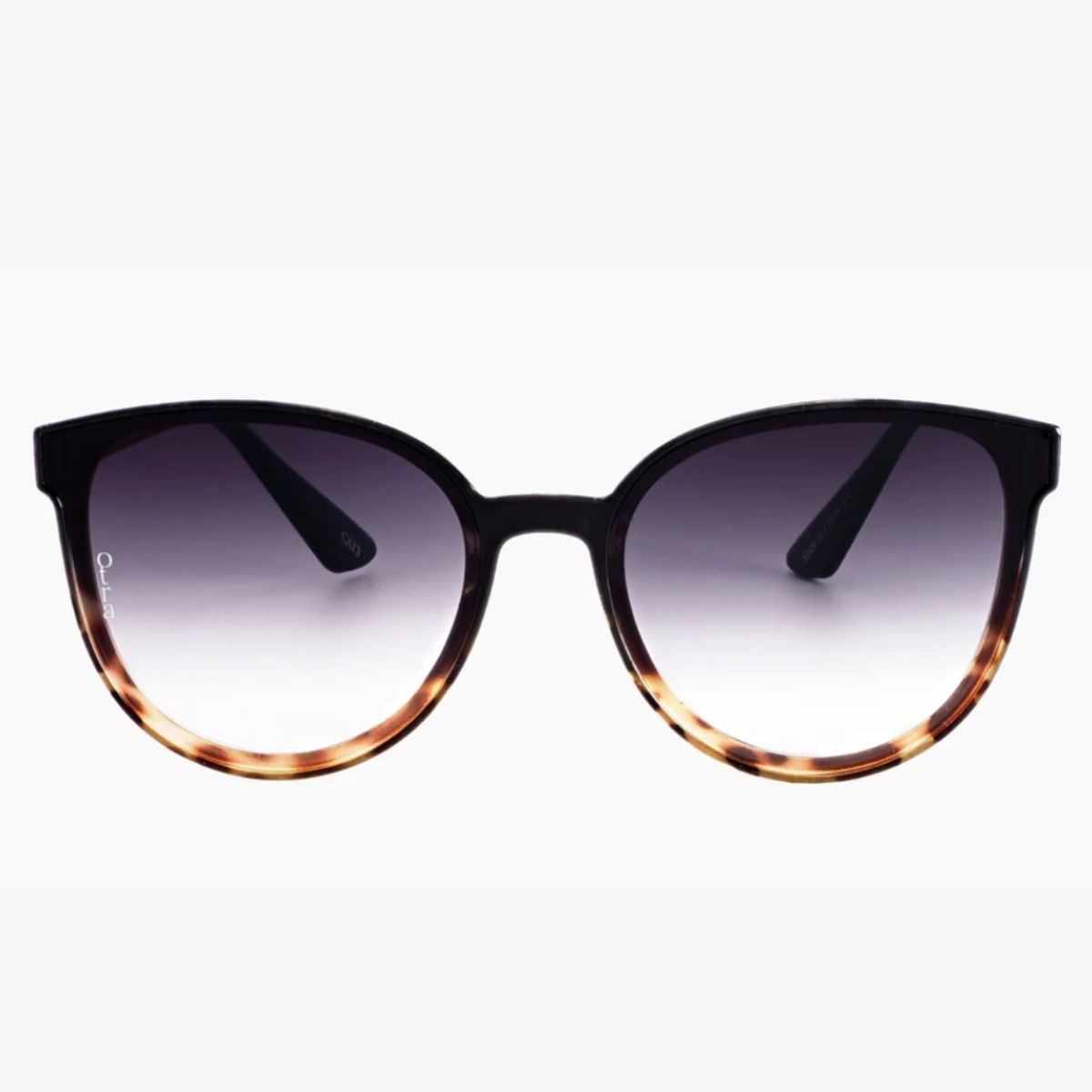 Otra Eyewear Dali Black to Tortoise/Grey Gradient Lens