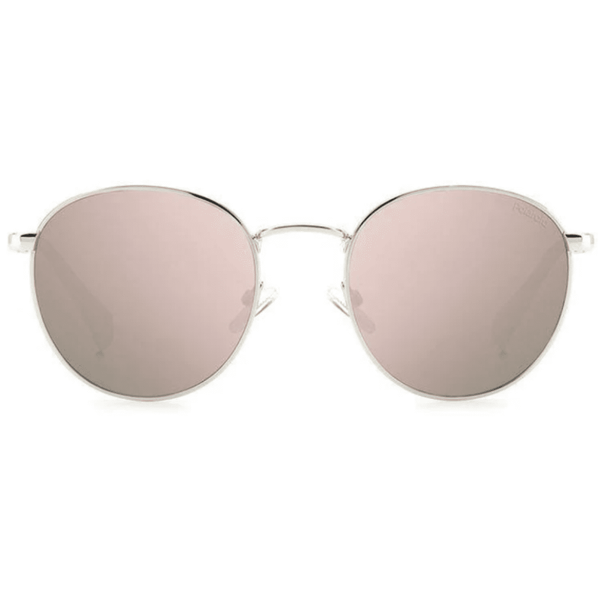POLAROID 6171 010 51 JQ palladium silver round womens sunglass culture front