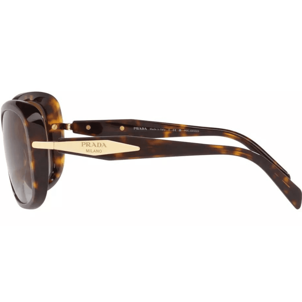 Prada PR04ZSF 2AU-6E 158 2P 58 17 Tort Brown Polarised