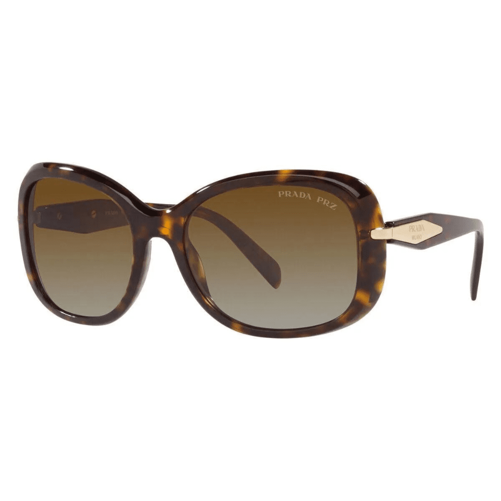 Prada PR04ZSF 2AU-6E 158 2P 58 17 Tort Brown Polarised