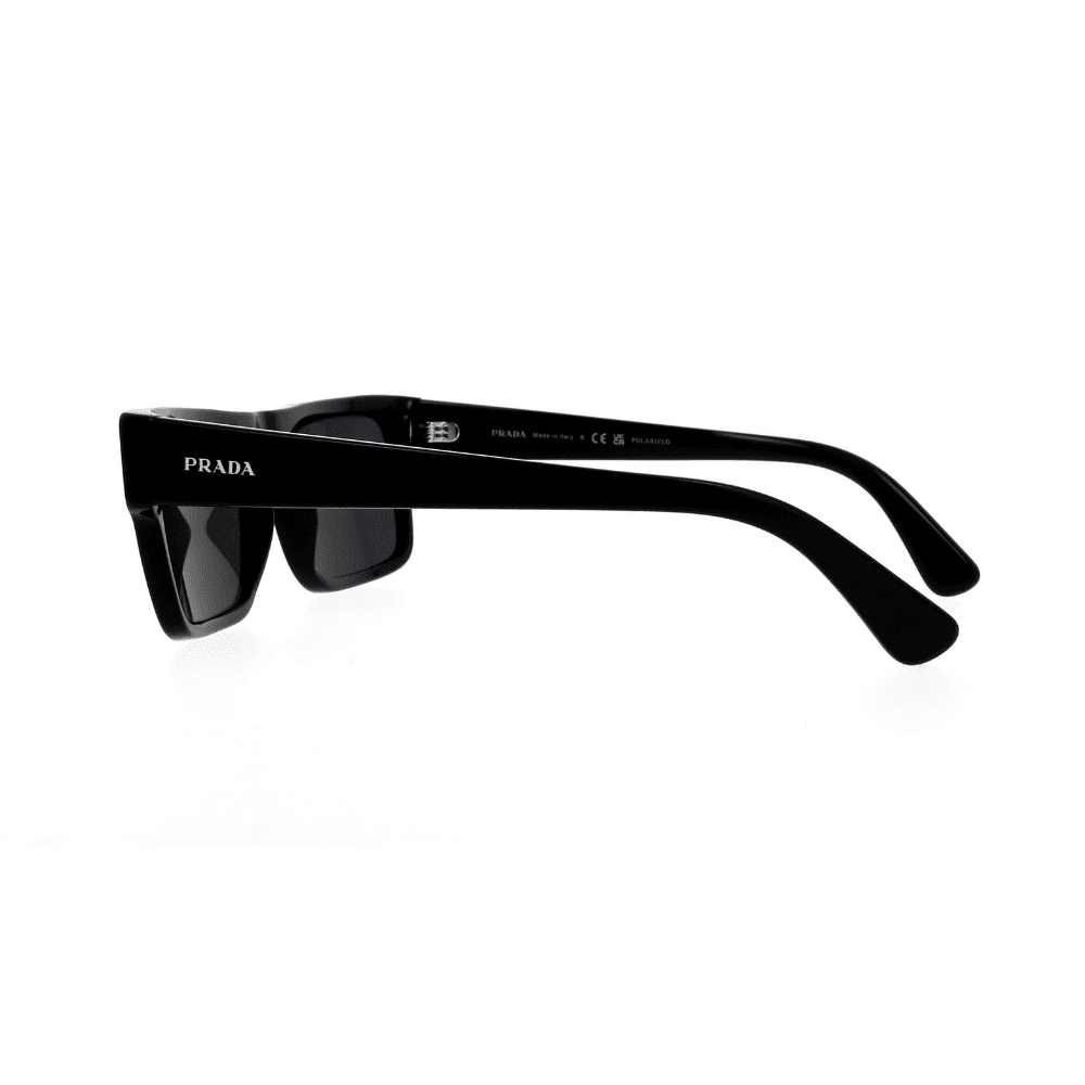 Prada PRA10S 16K08-08G 57 19 150 3P SHINY BLACK POLARISED