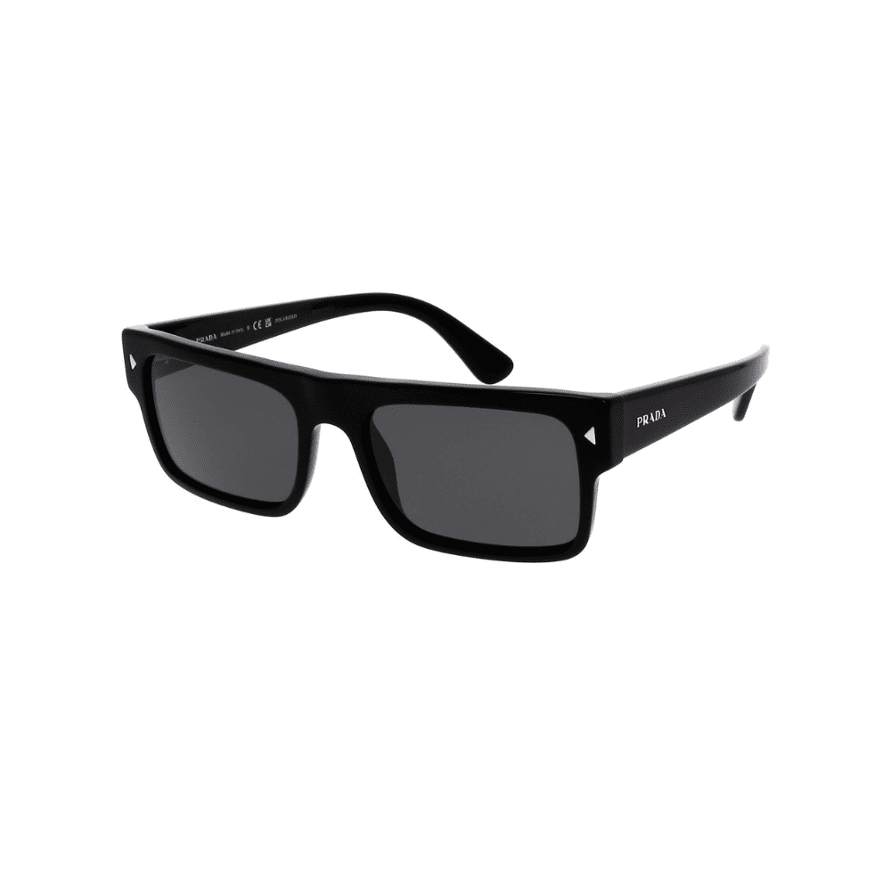 Prada PRA10S 16K08-08G 57 19 150 3P SHINY BLACK POLARISED