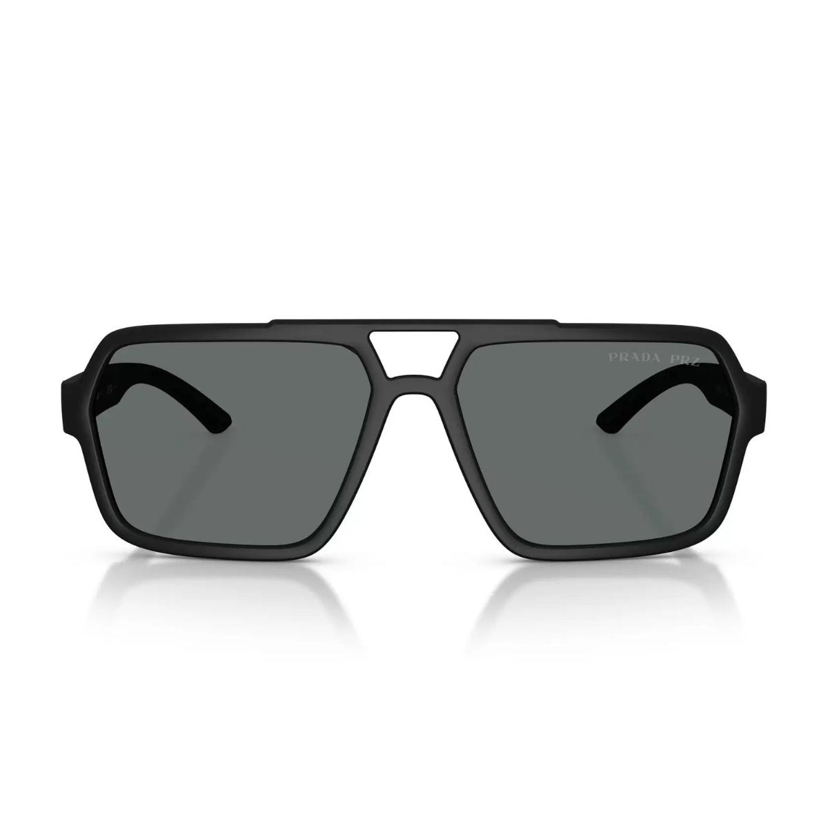 PRADA A06S DG002G 59 POLAR aviator rubber sunglass culture coomera online sunnies front