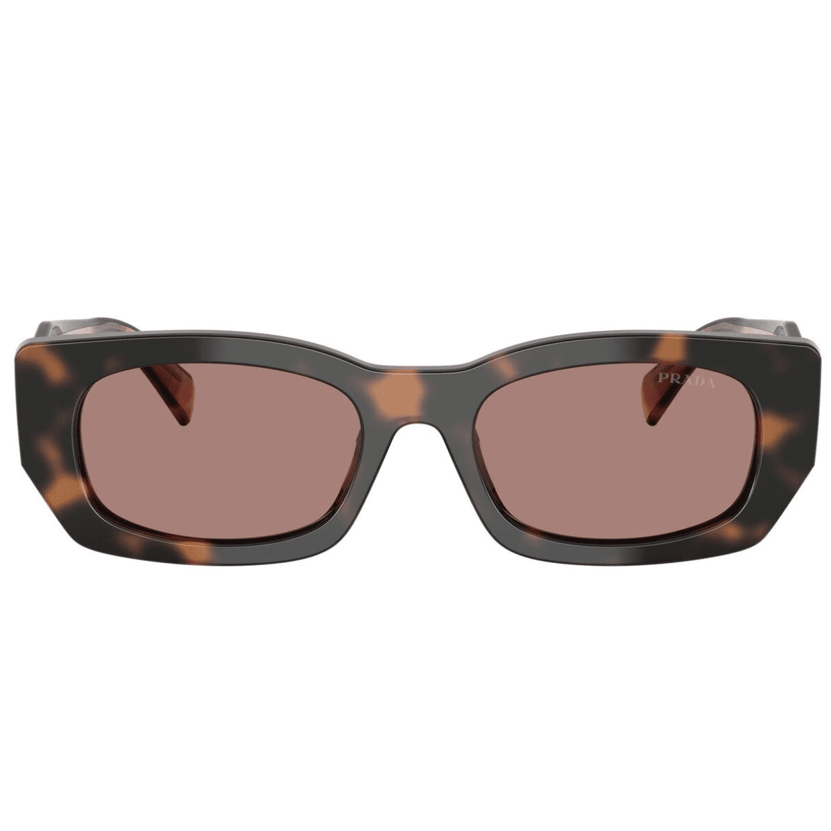 PRADA B05S 23A60B 53 womens tort mauve cat eye rectangle sunglass culture front