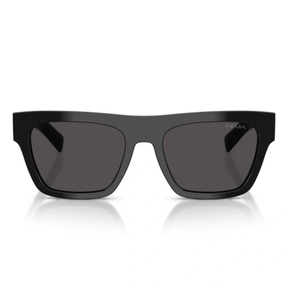 PRADA C03 16K0Z 54 Black grey classic square flat sunglass culture coomera sunnies store online qld front