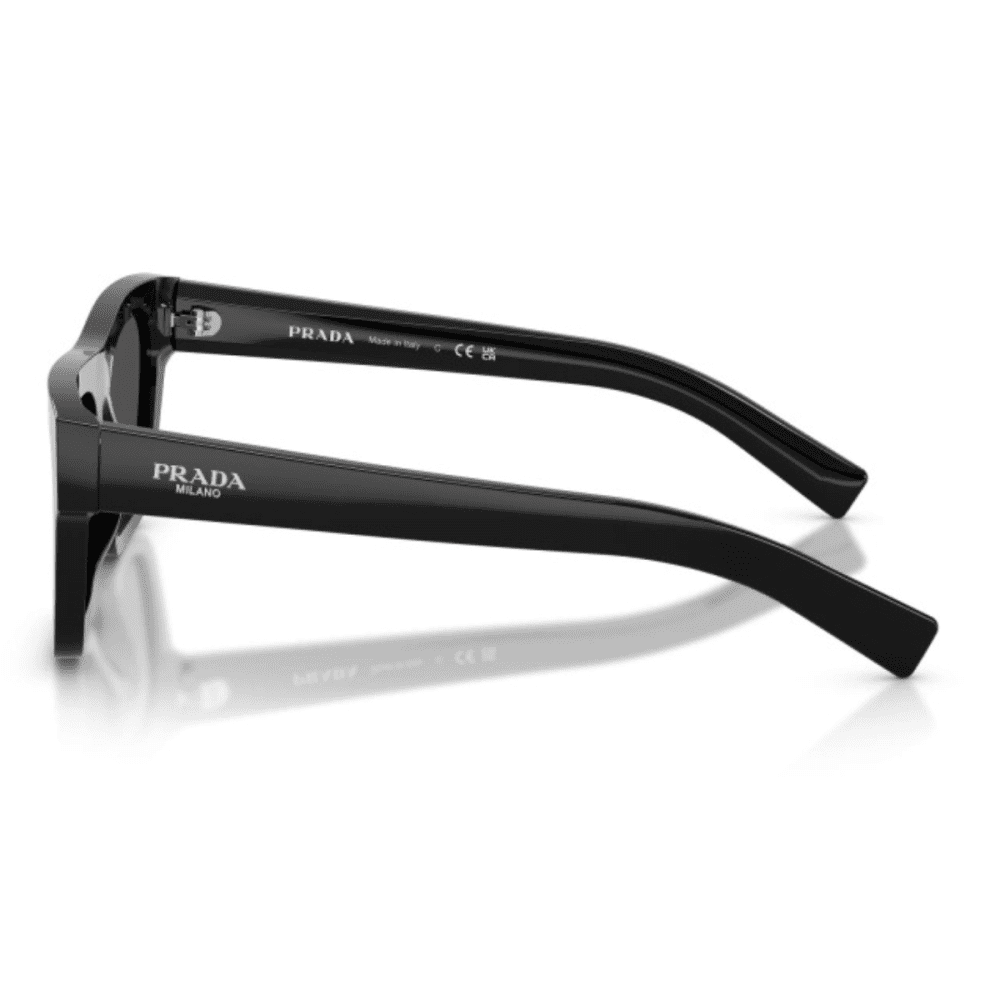 PRADA C03 16K0Z 54 Black grey classic square flat sunglass culture coomera sunnies store online qld slim arms