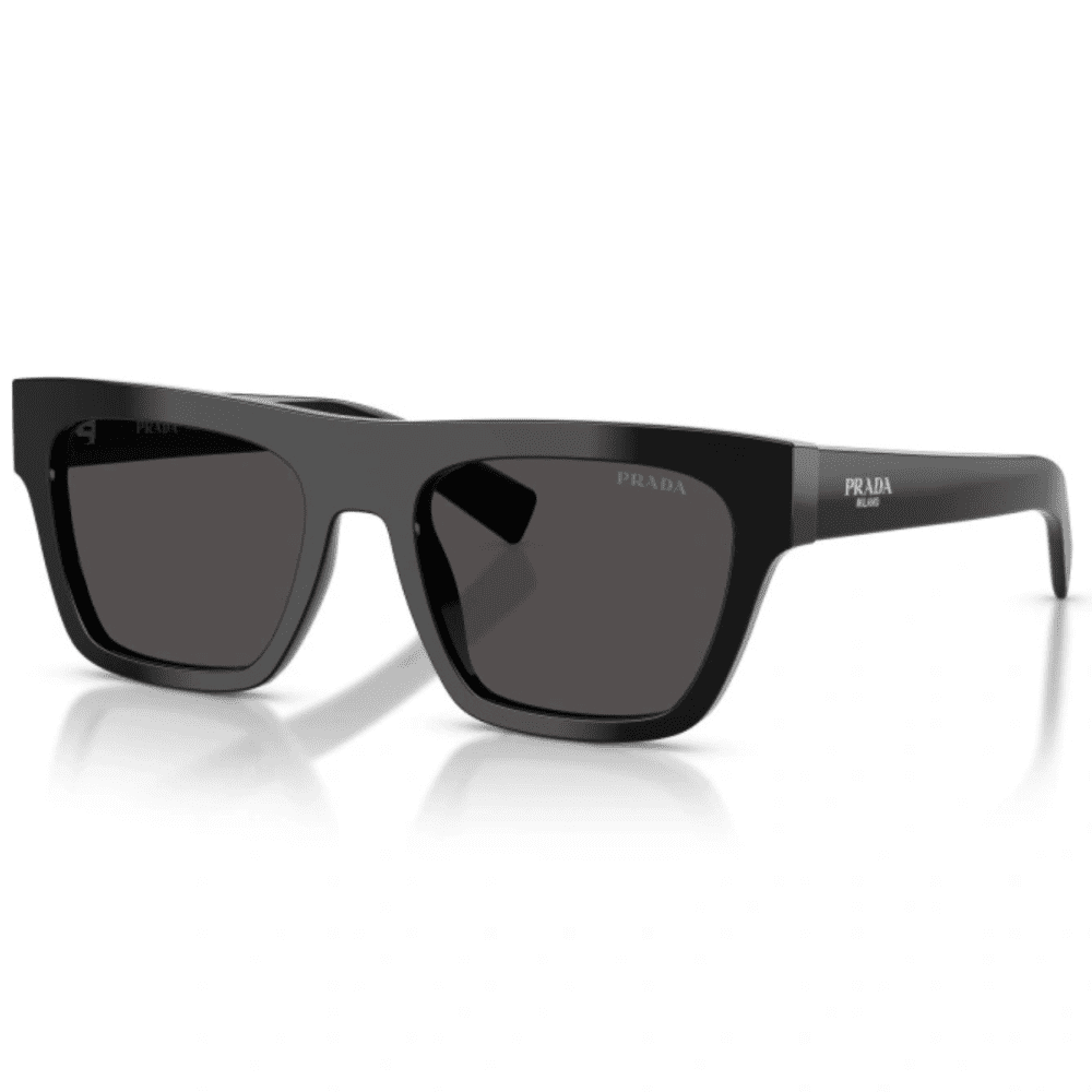 PRADA C03 16K0Z 54 Black grey classic square flat sunglass culture coomera sunnies store online qld