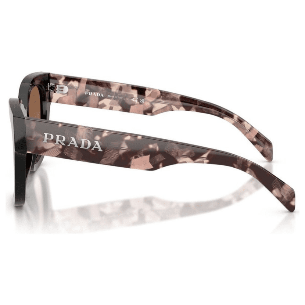 PRADA C04S 28F 90P 52 black brown tortoise havana gradient fade sunglass culture sunnies store online coomera arms pattern