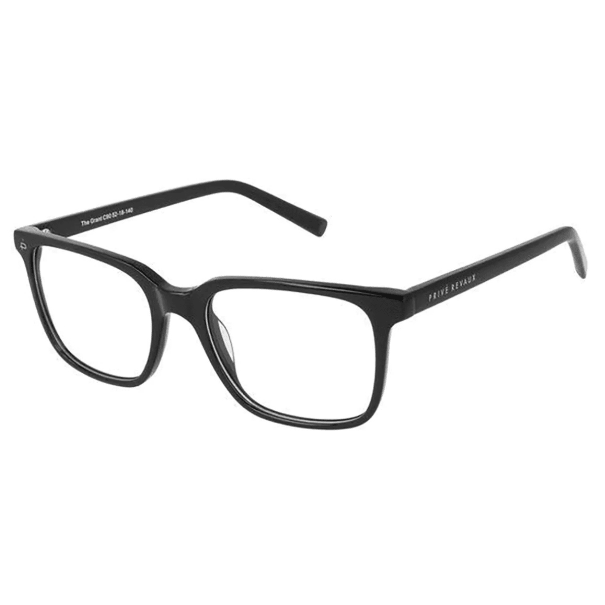 PRIVE REVAUX THE GRANT 807 52 Blue Light glasses Black womens sunglass culture side