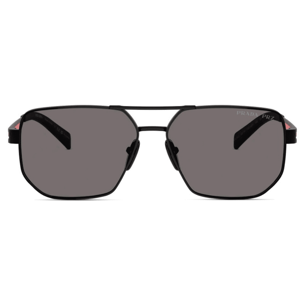 Prada PS51ZS 1B002G 59 Matte Black Dark Grey Polarised