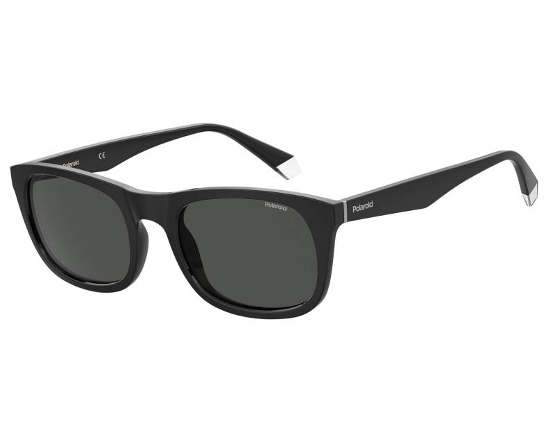Polaroid sunglass eyewear PLD 2104/S/X 807 M9 55 Black grey Polarised wayfarer mens womens driving everyday sunglass culture