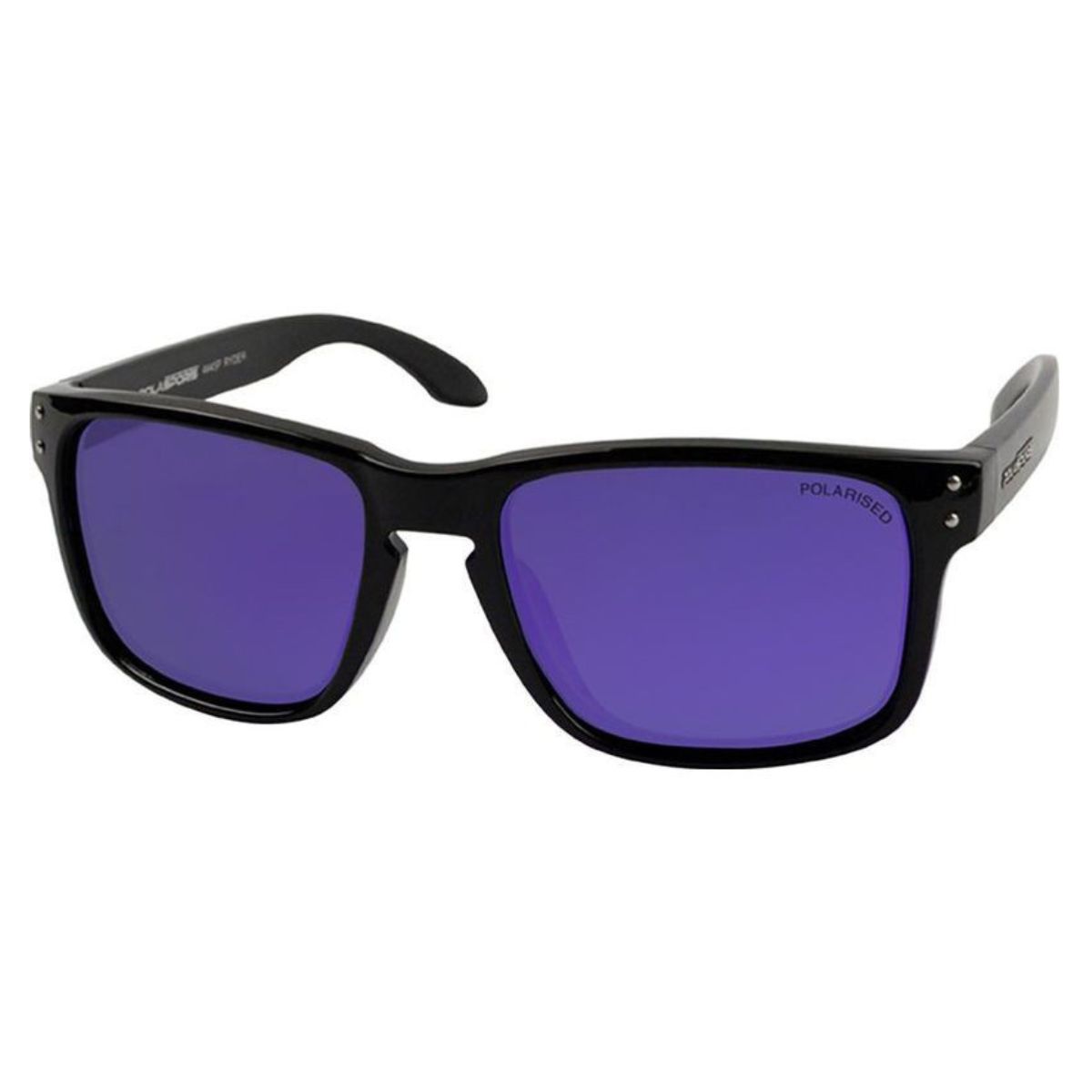 PolaSports Ryder 4445P Black/Purple Mirrored Polarised