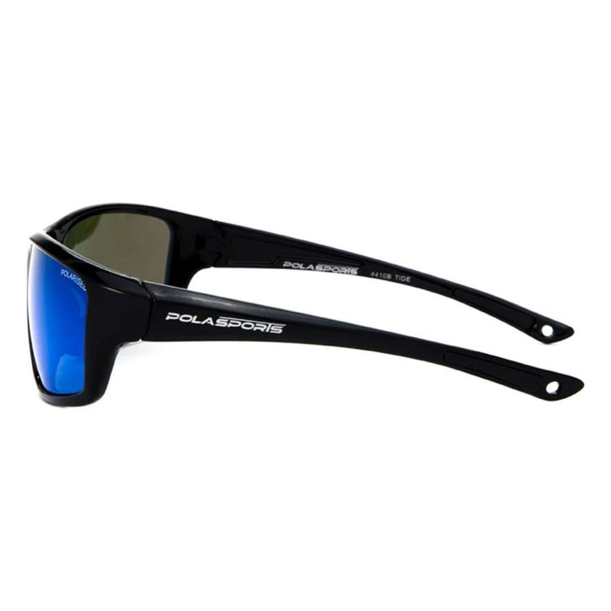 PolaSports Tide 4410B Black Floating/Blue Mirrored Polarised