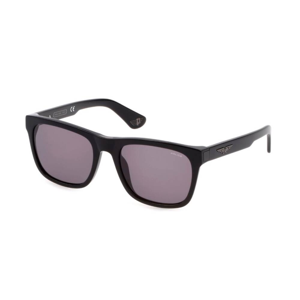 Police SPLE37N 700Y 56 Shiny Black/Smoke