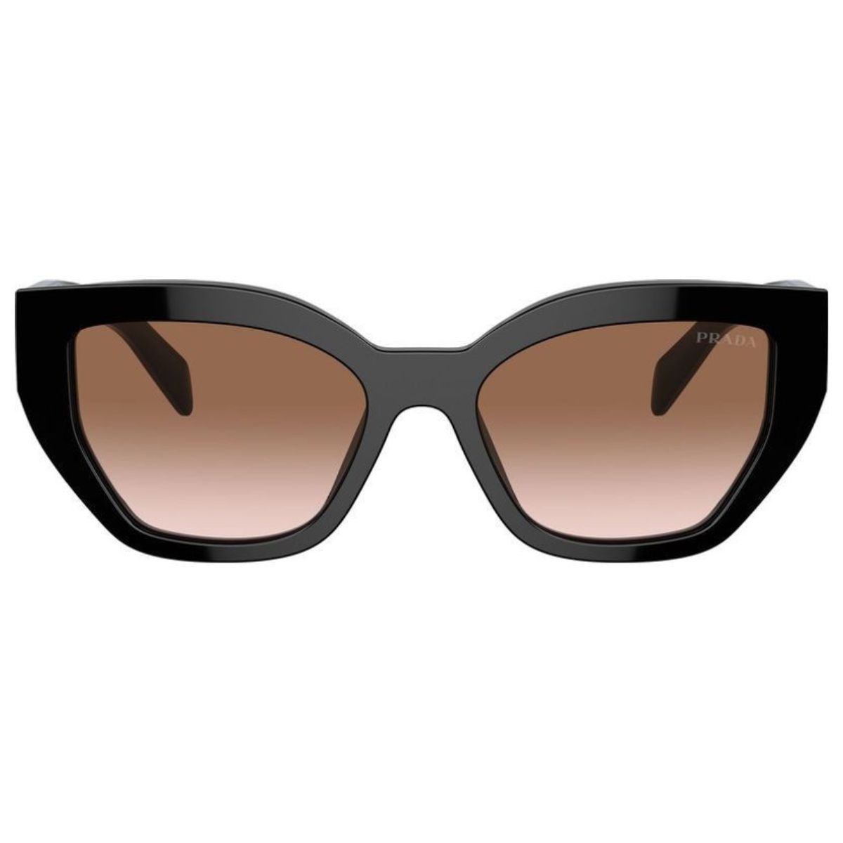 Prada PRA09S 1AB0A6 53 Black/Brown Gradient