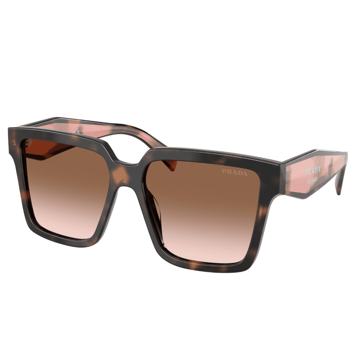 Prada 24ZS 23A0A6 Mauve Tortoise/Brown Gradient