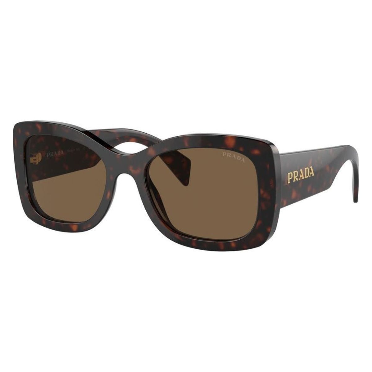Prada PRA08S 16N5Y1 56 Briar Tortoise/Dark Brown