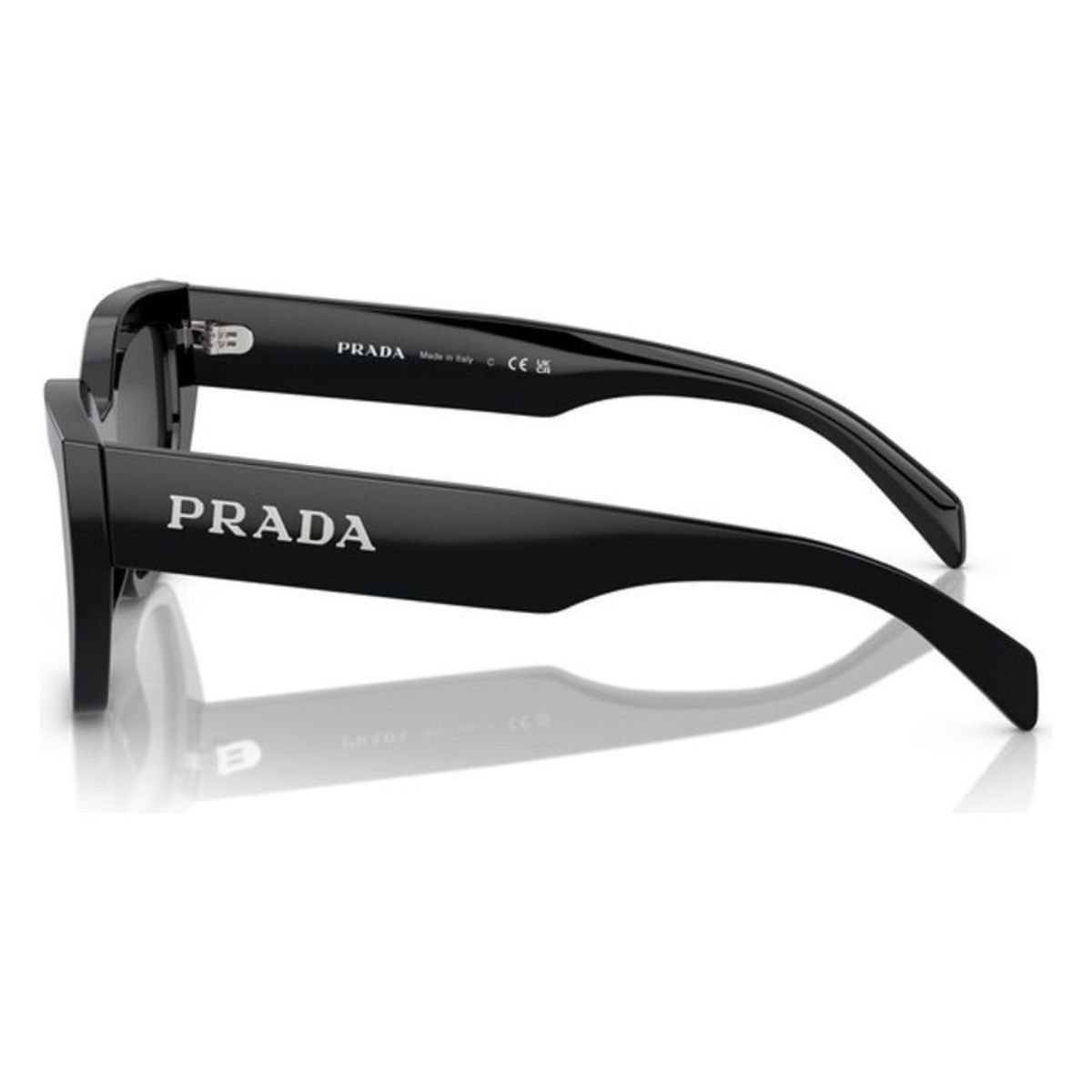 Prada PRA09S 1AB5SO 53 Black/Dark Grey