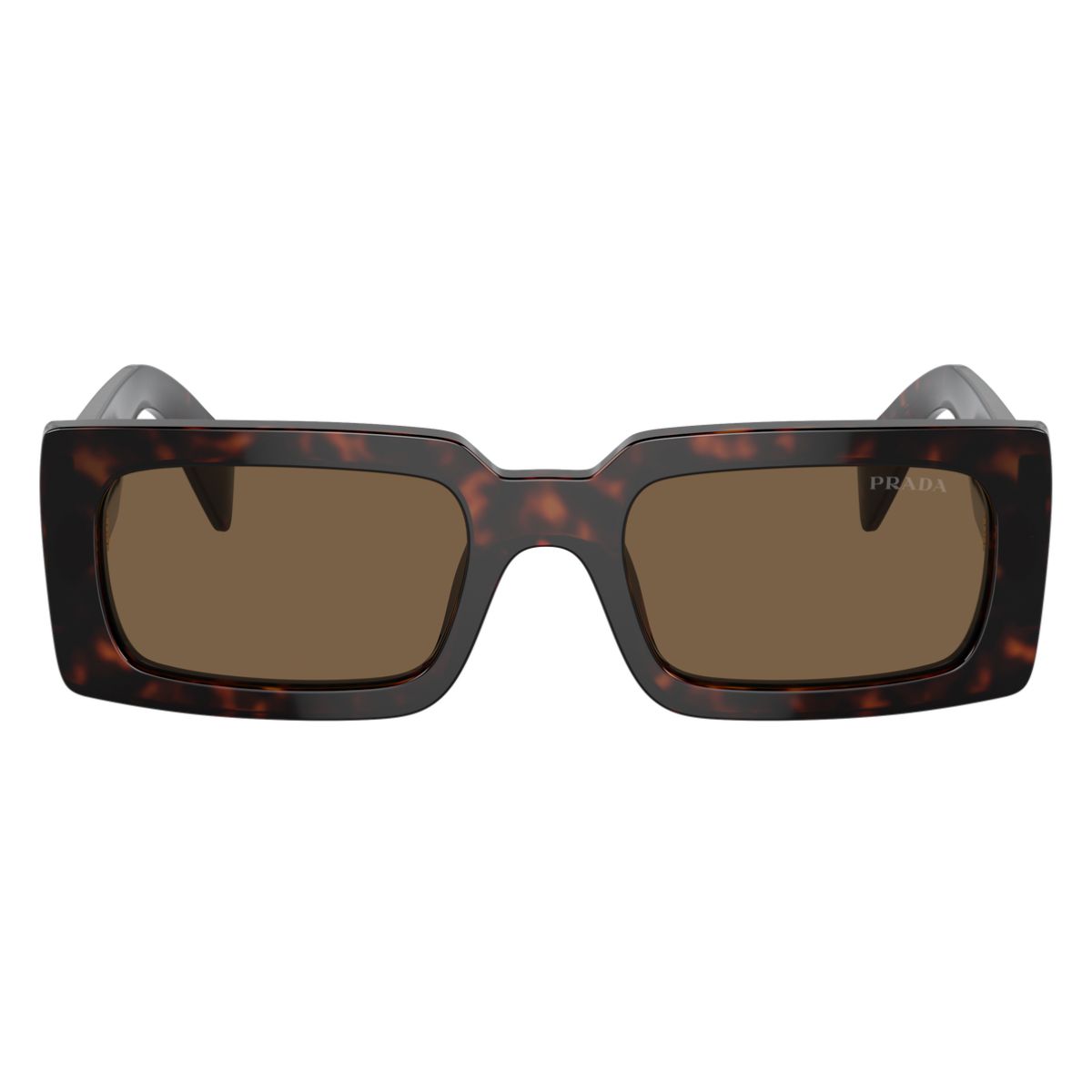 Prada PRA07S 16N5Y1 52 Briar Tortoise/Dark Brown Lens