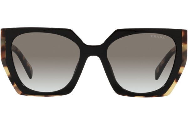 Prada PR15WS 3890A7 54 Black and Medium Tortoise/Grey Gradient