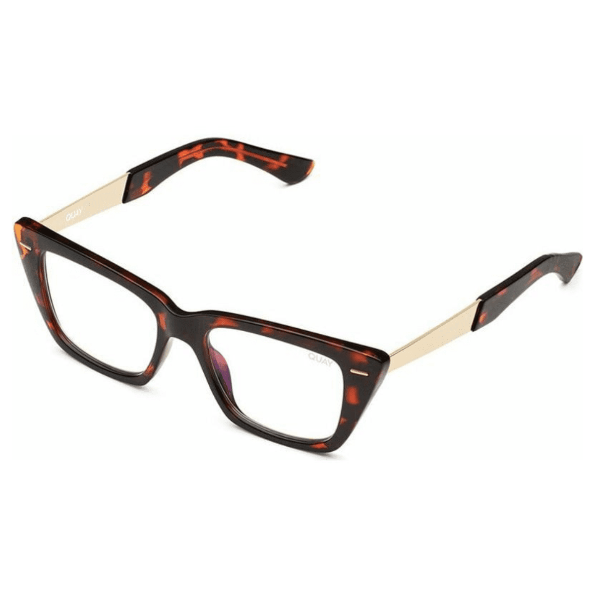 Quay Prove It Tort/Gold Clear Blue Light Blocker