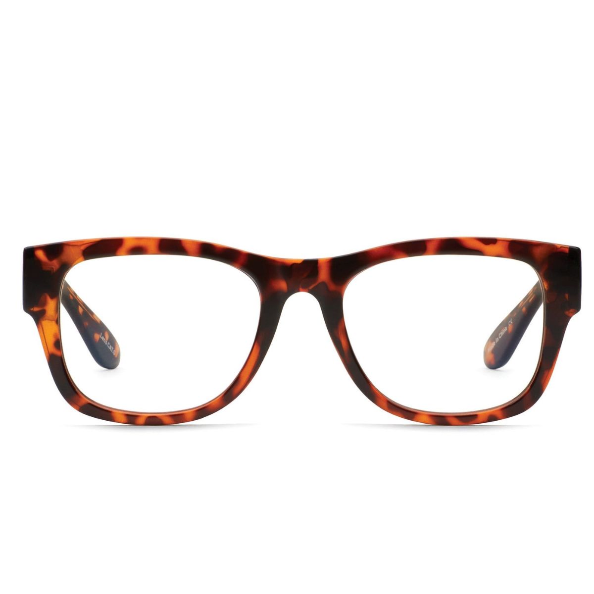 Quay Touch Base Tort Blue Light Blocker Tortoise Clear blue light blocker Bluelights Unisex SUnglass Culture Front