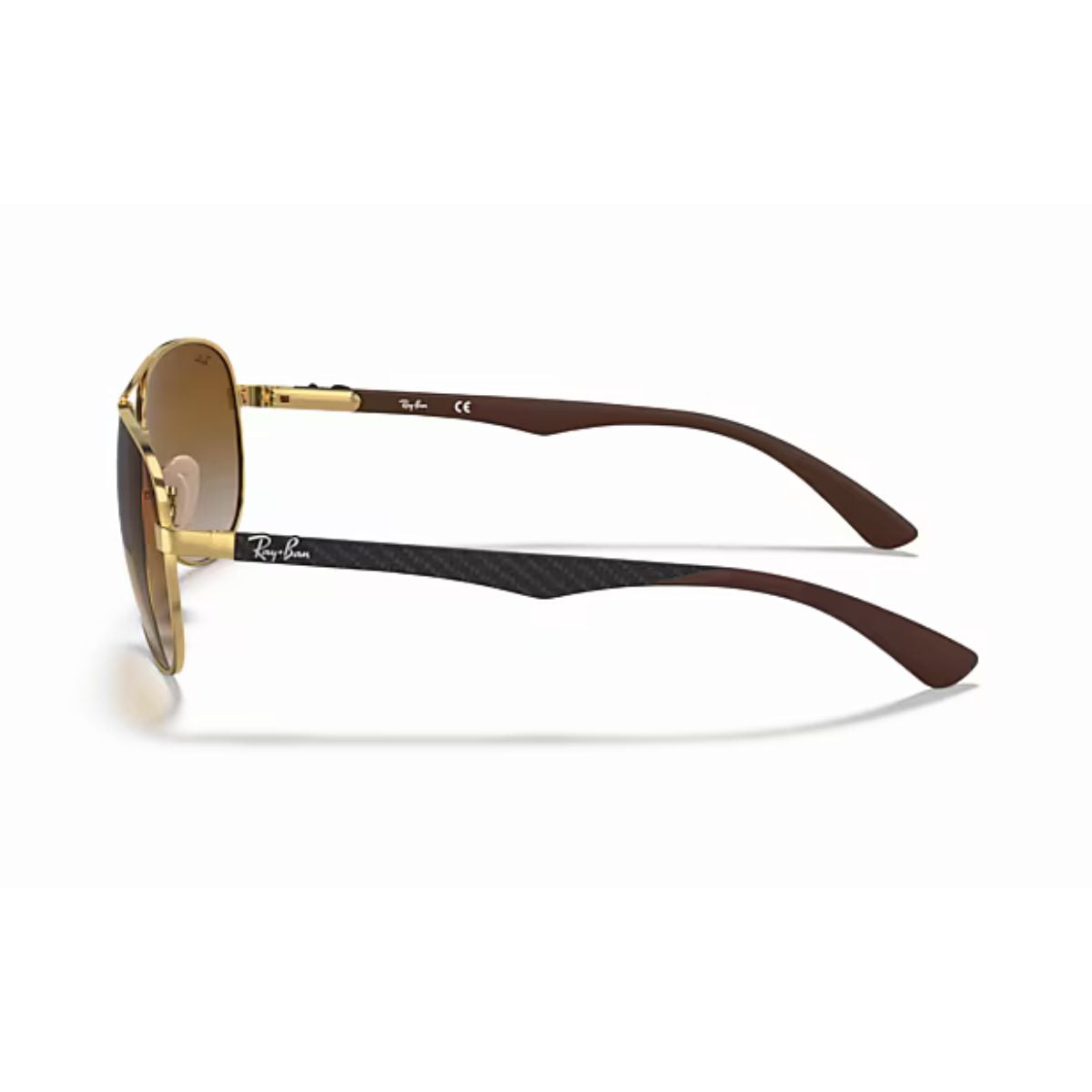 RAYBAN RB8313 001 51 CARBON F GOLD GRADIENT BROWN AVIATOR METAL FRAME UNISEX coomera westfield sunglass store