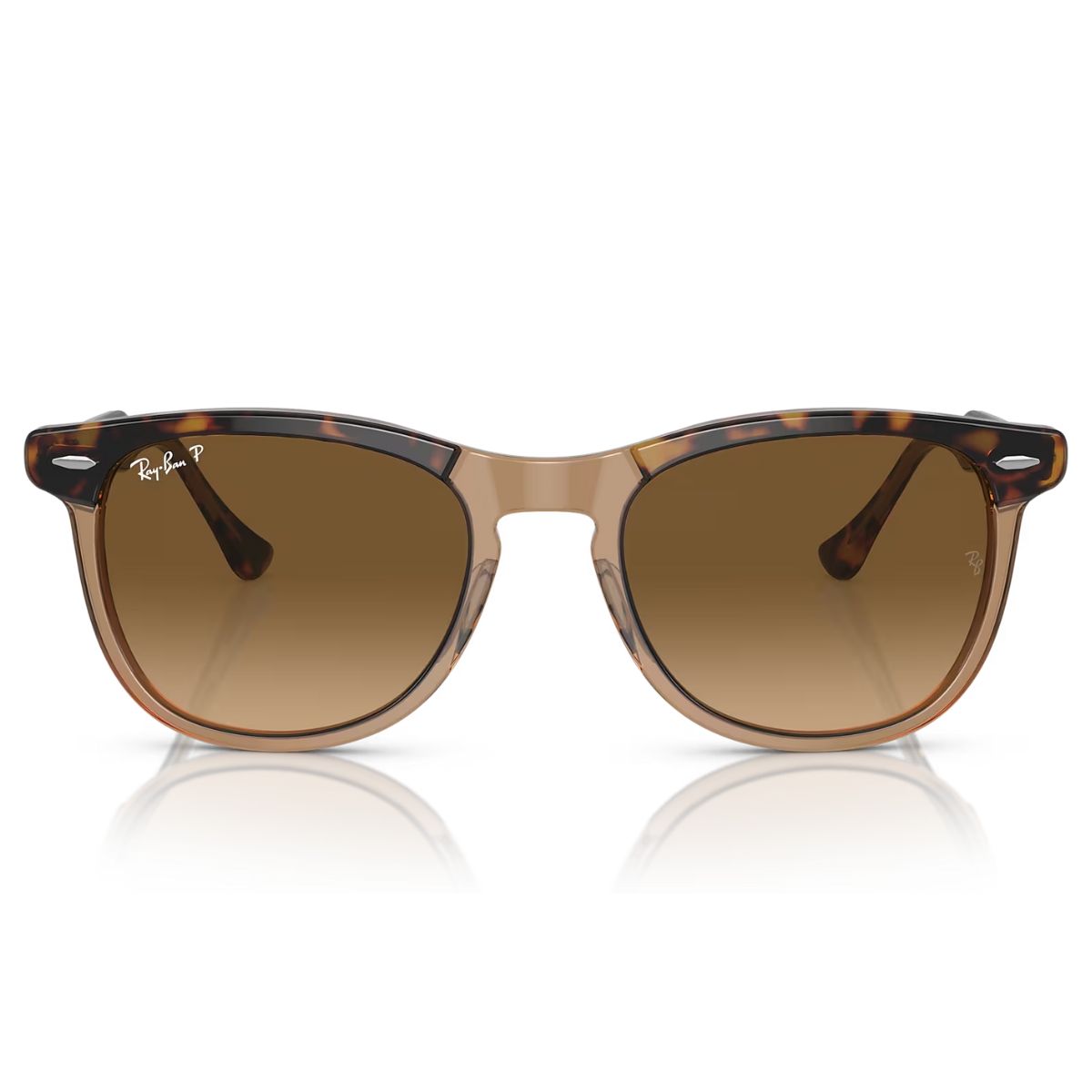 Ray-Ban RB2398 Eagle Eye 129 M2 53 Tortoiseshell/Brown Gradient Glass Lens Polarised