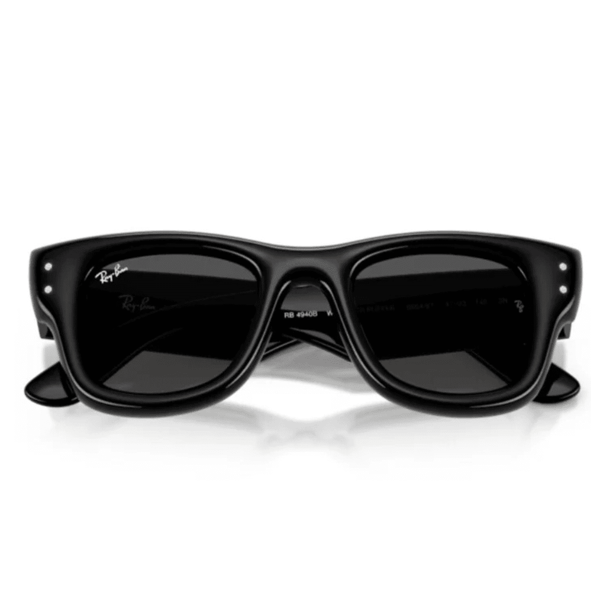 RB4940B 6864787 47 WAYFARER PUFFER Black Diamonte Limited Edition ASAP Rocky Ray-Ban Sunglass Culture Luxury sunnies store online gold coast Coomera folded