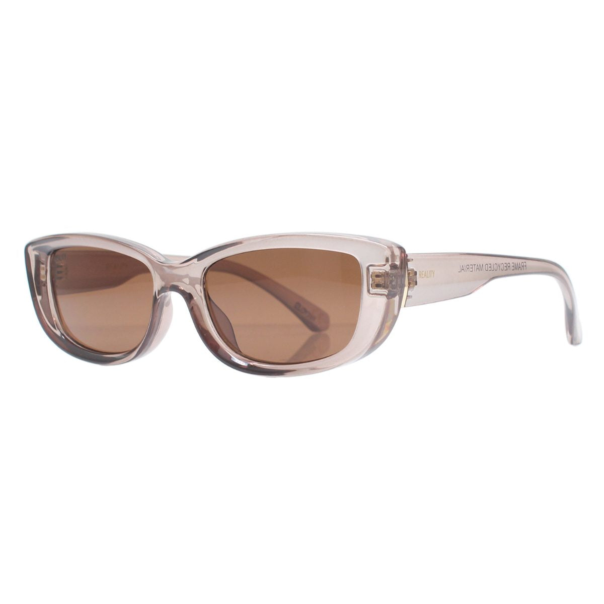 REALITY ODELE GREY MOCCA sunglass culture side rectangle
