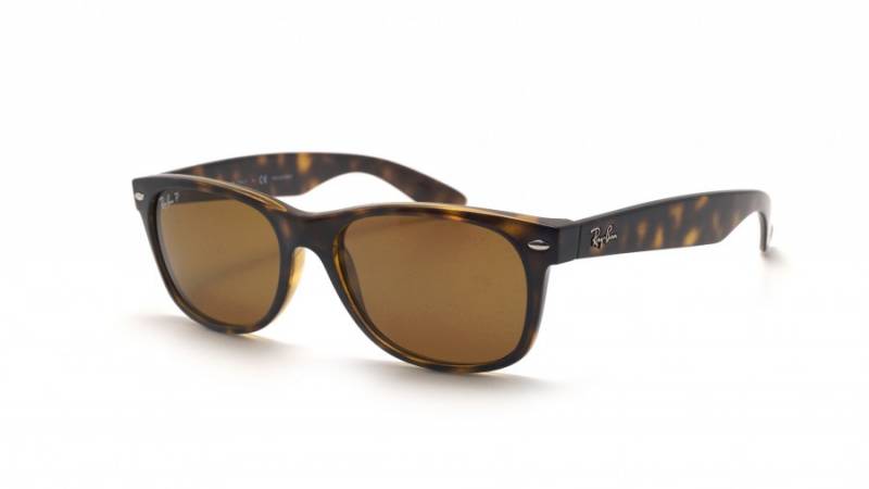 Ray-Ban RB2132 902/57 55 Brown/Brown Polarised New Wayfarer