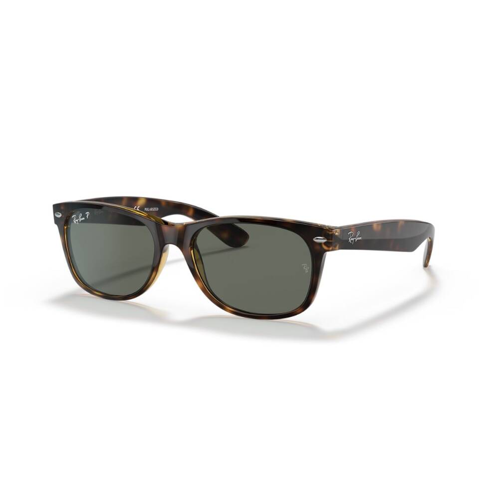 Ray-Ban RB2132 902/58 55 Brown/Green Polarised New Wayfarer