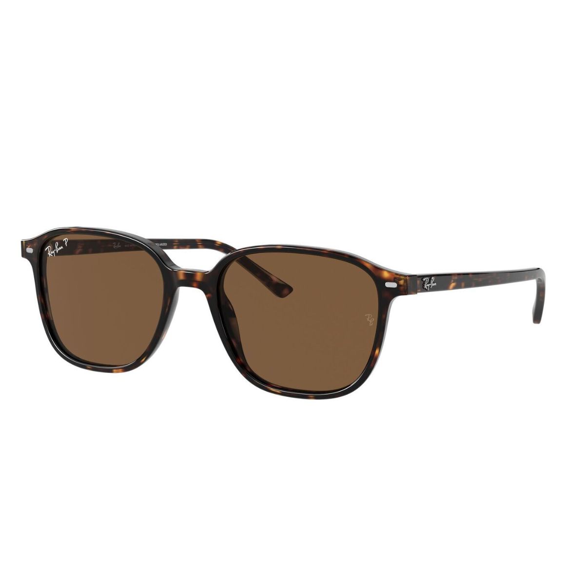 Ray-Ban RB2193 Leonard 902 53 57 Tortoiseshell/Brown Glass Lens Polarised
