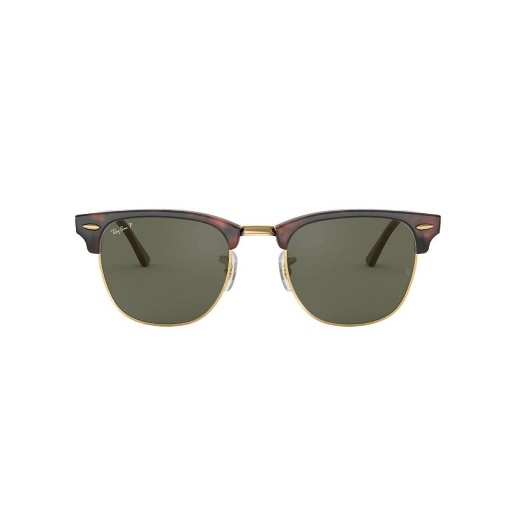 Ray-Ban RB3016 990/58 51 Clubmaster Classic Tort Brown/Green Polarised