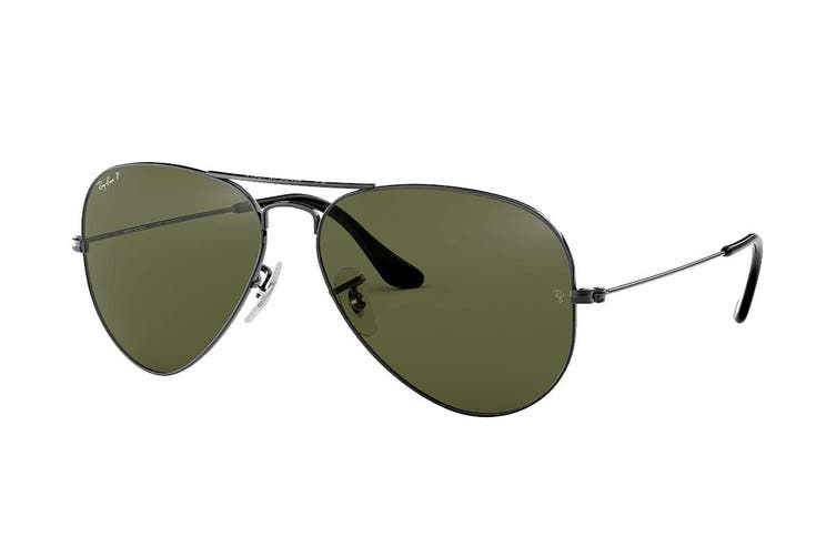 Ray-Ban RB3025 Large Aviator 004/58 58 Gunmetal/Green Polarised