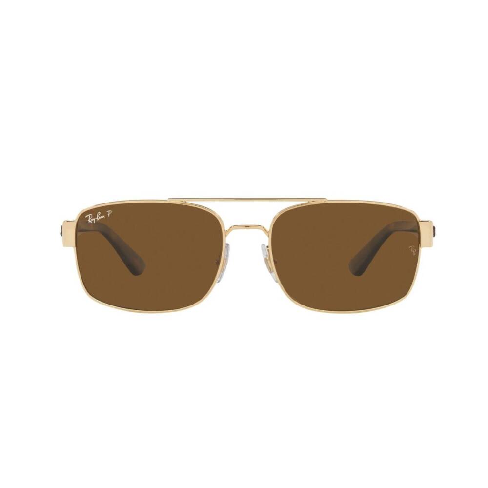 Ray-Ban RB3687 001/57 61 Gold/Brown Polarised