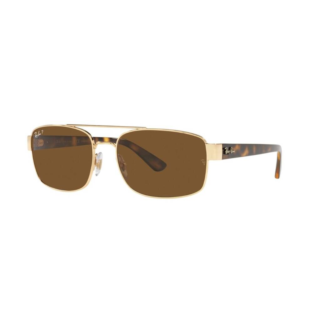 Ray-Ban RB3687 001/57 61 Gold/Brown Polarised