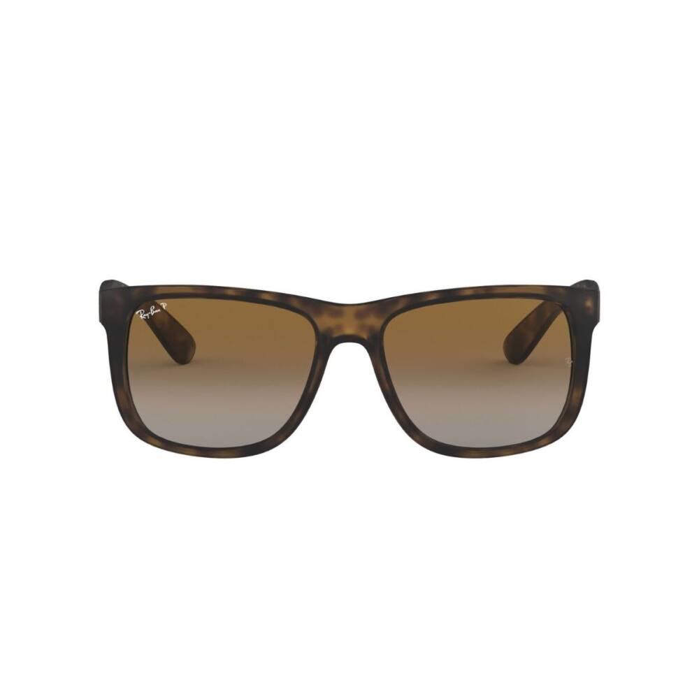 Ray-Ban RB4165 865/T5 55 Justin Havana Rubber/Brown Gradient Polarised
