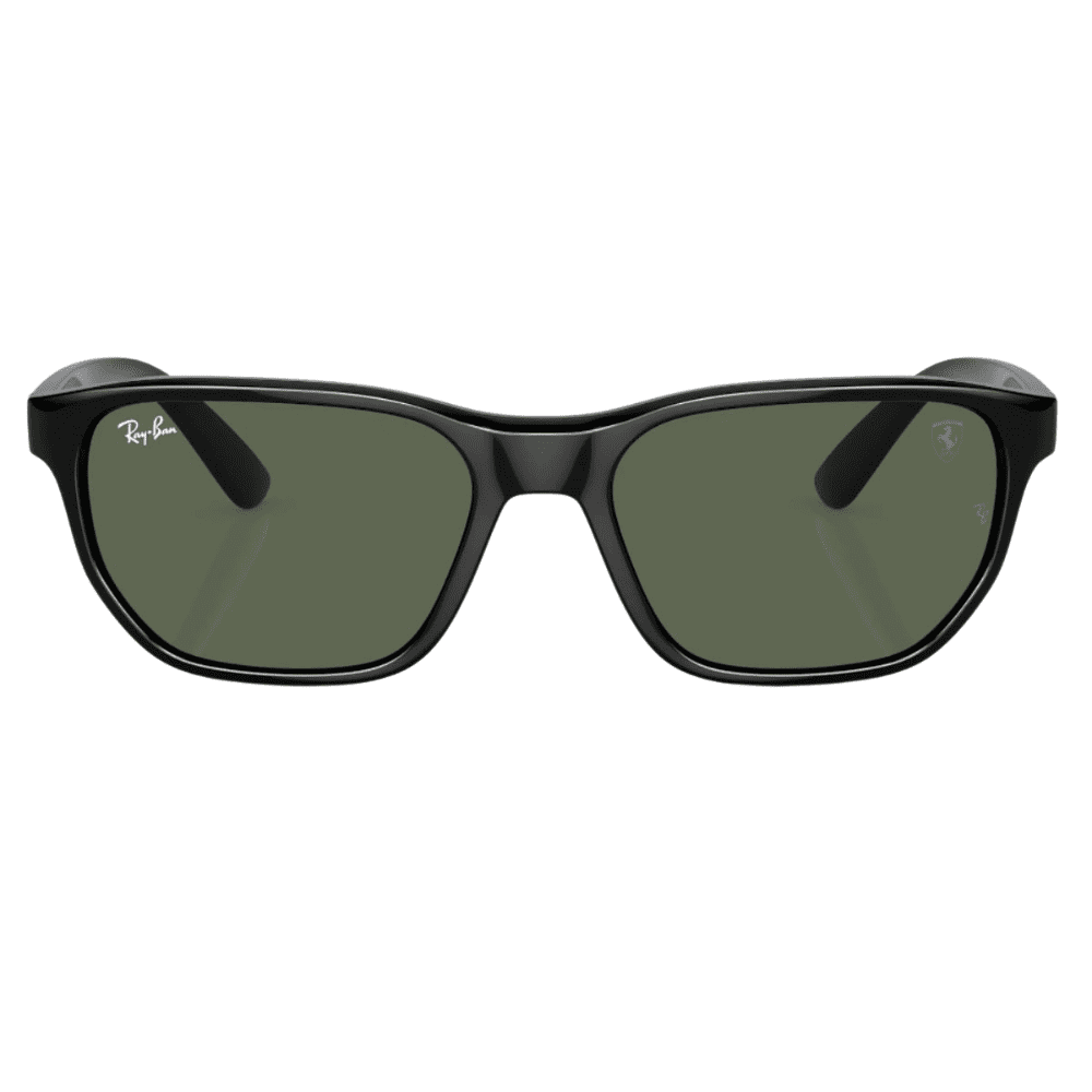 Ray-Ban RB4404M Scuderia Ferrari F68371 57 Black/Dark Green Lens