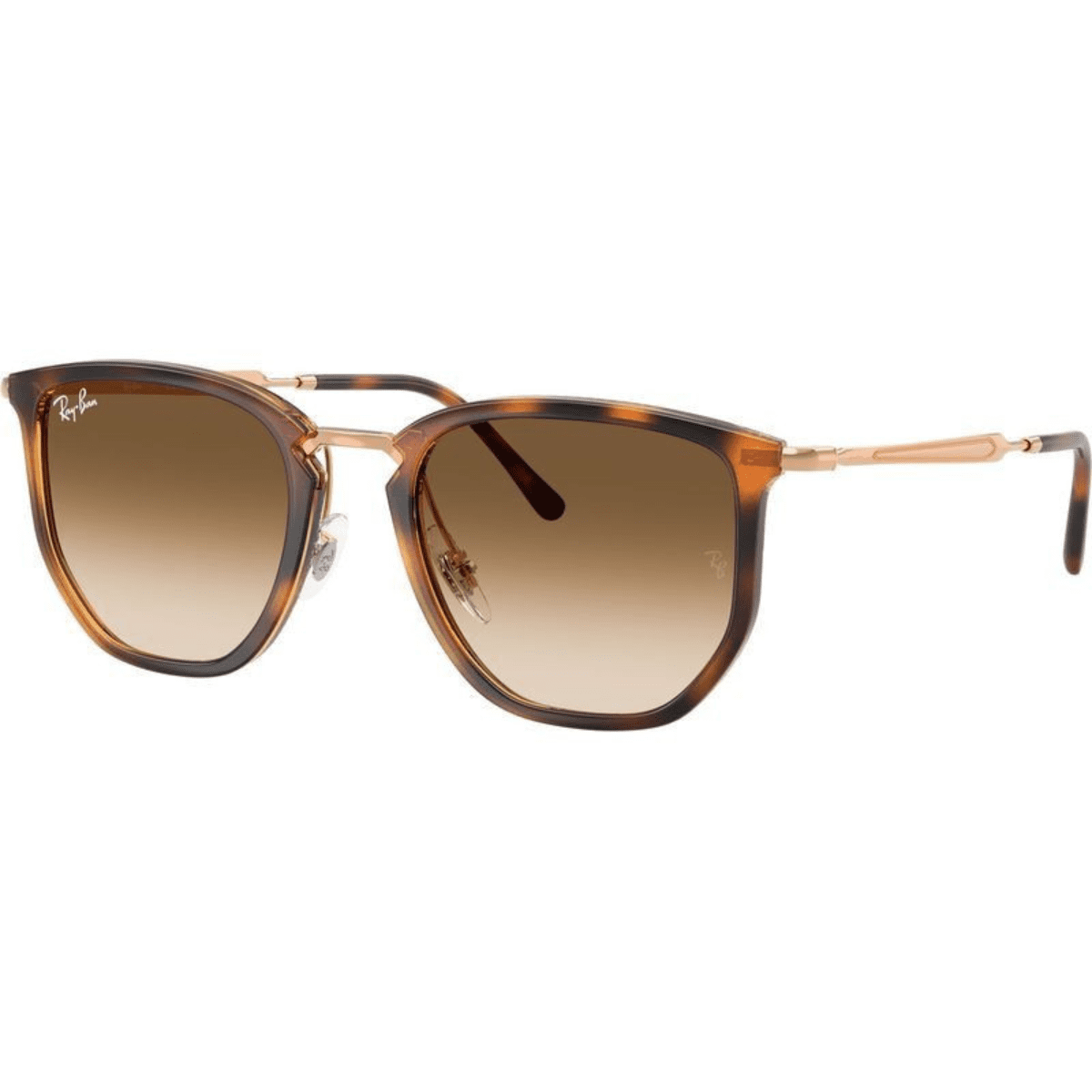 Ray-Ban RB4451 68045153 Transparent Orange Brown Gradient irregular large womens sunglass culture